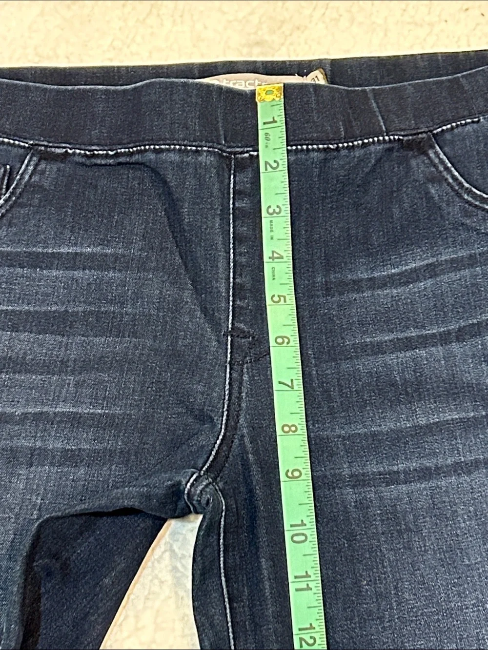 Tractr Pull On Mid Rise Flare Jeans size 31 Dark Wash Western Festival